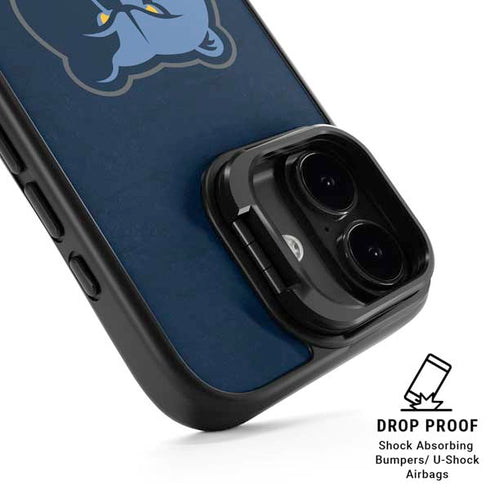 NBA Memphis Grizzlies Distressed iPhone 17 Kickstand Case