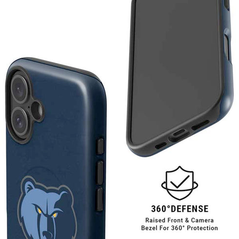 NBA Memphis Grizzlies Distressed iPhone 17 Magsafe Impact Case