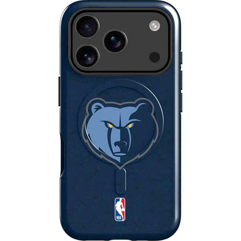 NBA Memphis Grizzlies Distressed iPhone 17 Pro Max Magsafe Impact Case