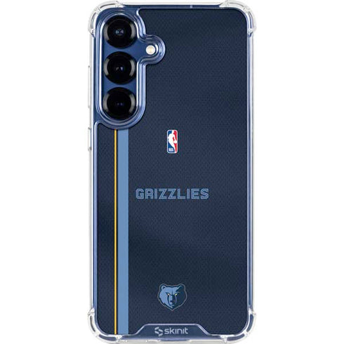 NBA Memphis Grizzlies Jersey Galaxy S25 FE Clear Case