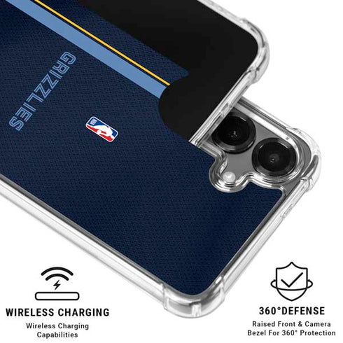 NBA Memphis Grizzlies Jersey Galaxy S26 Plus Clear Case