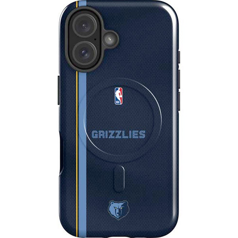 NBA Memphis Grizzlies Jersey iPhone 16 Magsafe Impact Case