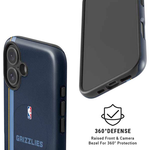 NBA Memphis Grizzlies Jersey iPhone 16 Magsafe Impact Case