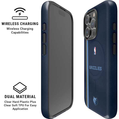 NBA Memphis Grizzlies Jersey iPhone 16 Pro Max Magsafe Impact Case