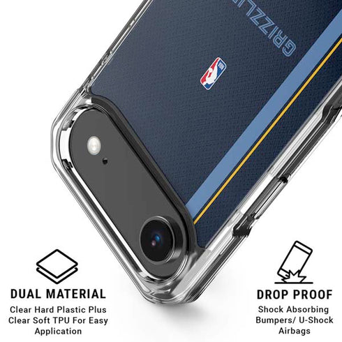NBA Memphis Grizzlies Jersey iPhone 17 Air Clear Case