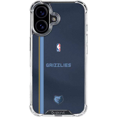 NBA Memphis Grizzlies Jersey iPhone 17 Clear Case
