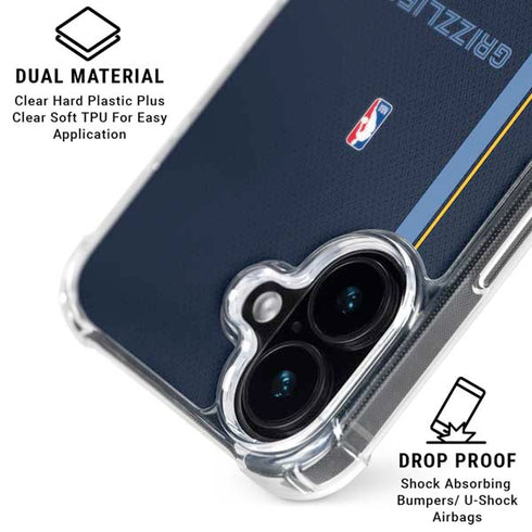 NBA Memphis Grizzlies Jersey iPhone 17 MagSafe Case