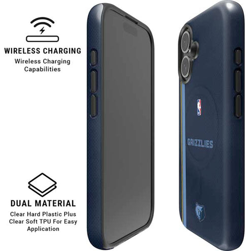 NBA Memphis Grizzlies Jersey iPhone 17 Magsafe Impact Case