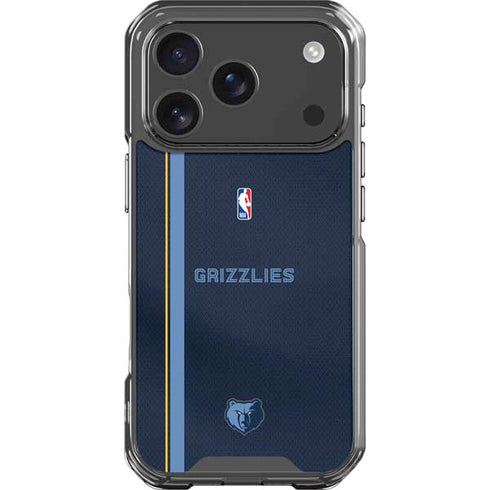 NBA Memphis Grizzlies Jersey iPhone 17 Pro Clear Case
