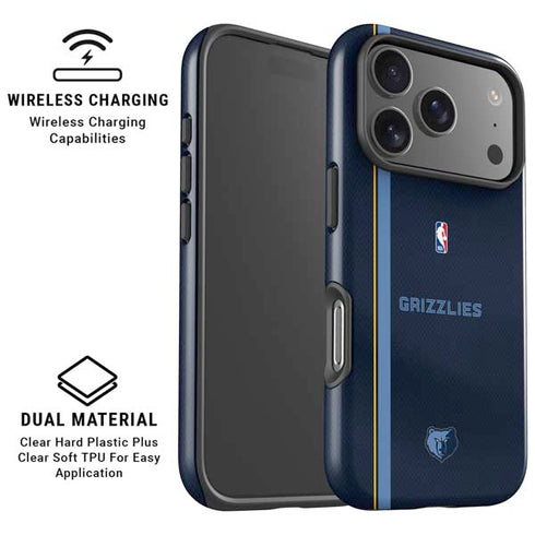 NBA Memphis Grizzlies Jersey iPhone 17 Pro Magsafe Impact Case