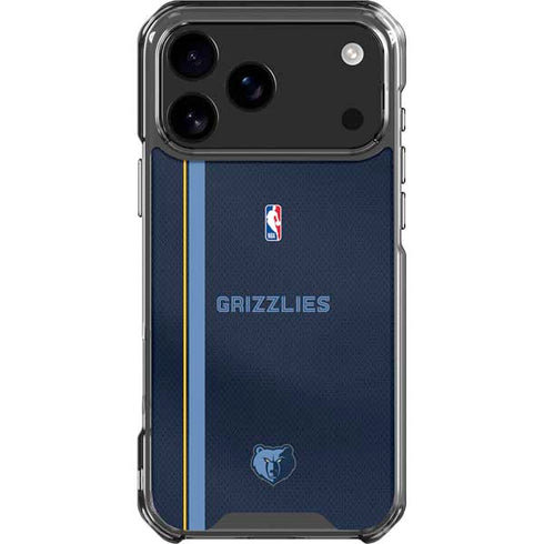 NBA Memphis Grizzlies Jersey iPhone 17 Pro Max Clear Case