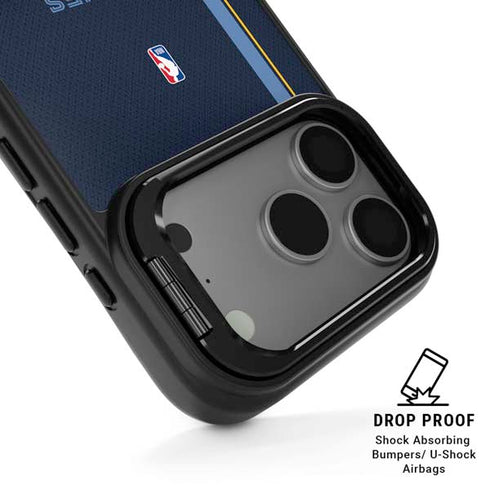 NBA Memphis Grizzlies Jersey iPhone 17 Pro Max Kickstand Case