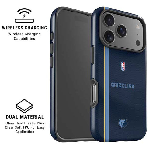 NBA Memphis Grizzlies Jersey iPhone 17 Pro Max Magsafe Impact Case
