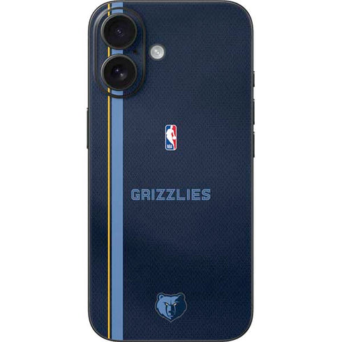 NBA Memphis Grizzlies Jersey iPhone 17 Skin