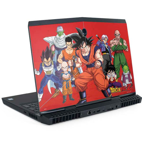 Dragon Ball Z Group Dell Alienware Skin