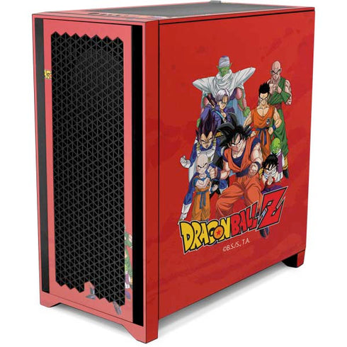 Dragon Ball Z Group Corsair 4000D Tempered Glass Mid-Tower ATX Case Skin