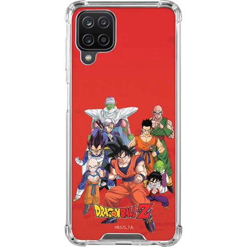 Dragon Ball Z Group Galaxy A12 Clear Case