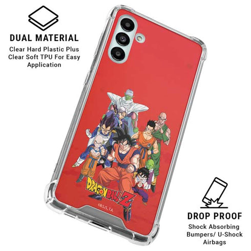 Dragon Ball Z Group Galaxy A13 5G Clear Case