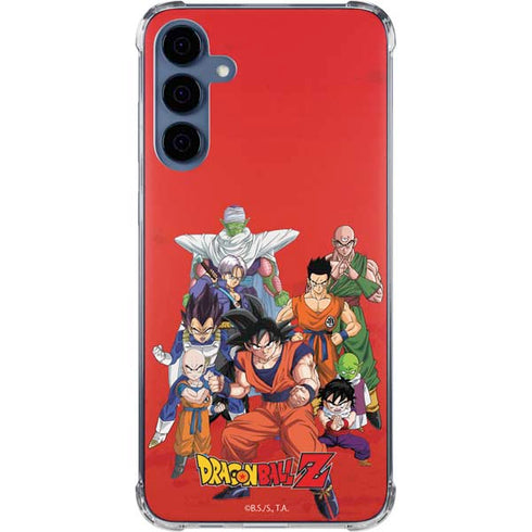 Dragon Ball Z Group Galaxy A55 5G Clear Case
