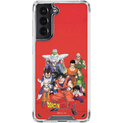 Dragon Ball Z Group Galaxy S21 5G Clear Case