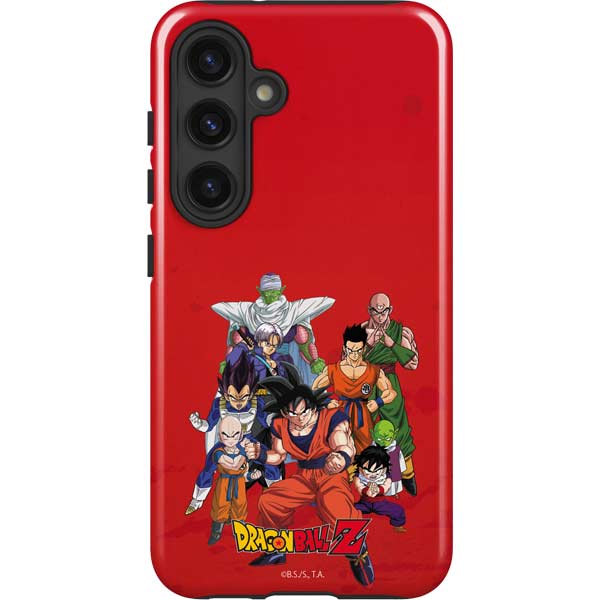Coque Silicone Galaxy S25 DBZ San Goku - Protection Anti-Choc Noire Avec Impression Haute Définition