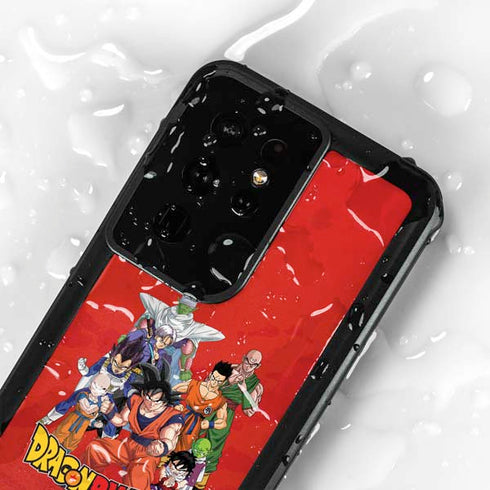 Dragon Ball Z Group Galaxy S24 Ultra Waterproof Case