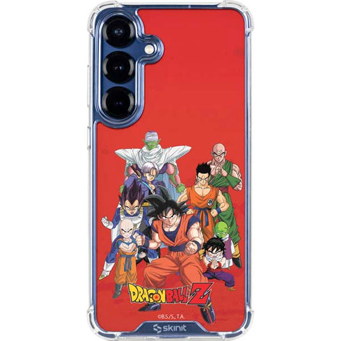 Dragon Ball Z Group Galaxy S25 Plus Clear Case