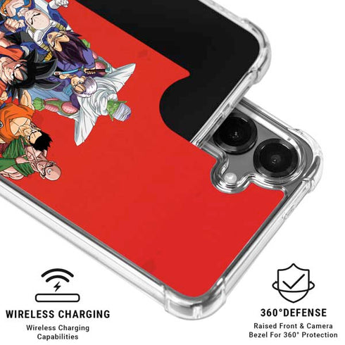Dragon Ball Z Group Galaxy S26 Clear Case