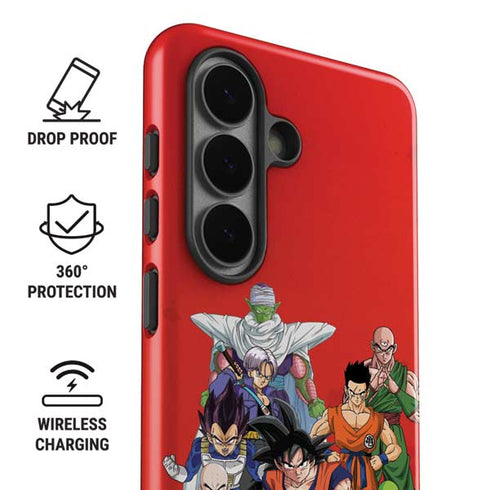 Dragon Ball Z Group Galaxy S26 Plus Impact Case