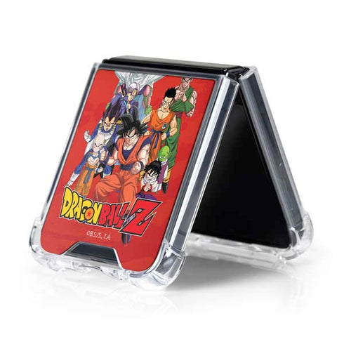 Dragon Ball Z Group Galaxy Z Flip5 5G Clear Case