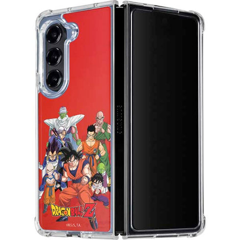 Dragon Ball Z Group Galaxy Z Fold5 5G Clear Case