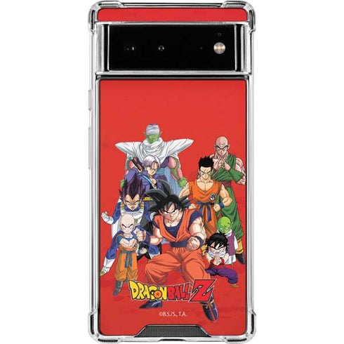 Dragon Ball Z Group Google Pixel 6 Clear Case