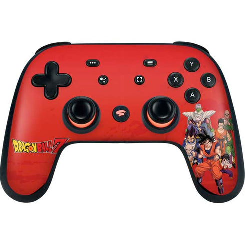 Dragon Ball Z Group Google Stadia Controller Skin