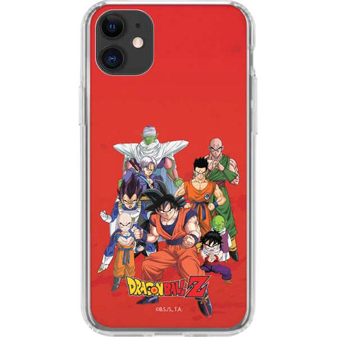 Dragon Ball Z Group iPhone 11 Clear Case