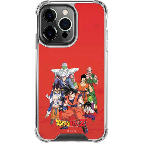 Dragon Ball Z Group iPhone 14 Pro Clear Case