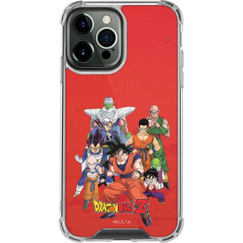 Dragon Ball Z Group iPhone 14 Pro Max Clear Case