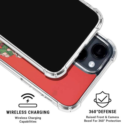 Dragon Ball Z Group iPhone 15 Plus Clear Case