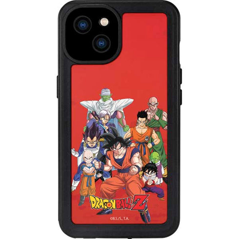 Dragon Ball Z Group iPhone 15 Plus Waterproof Case