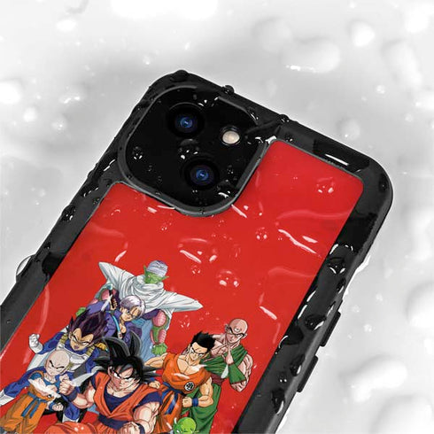 Dragon Ball Z Group iPhone 15 Plus Waterproof Case