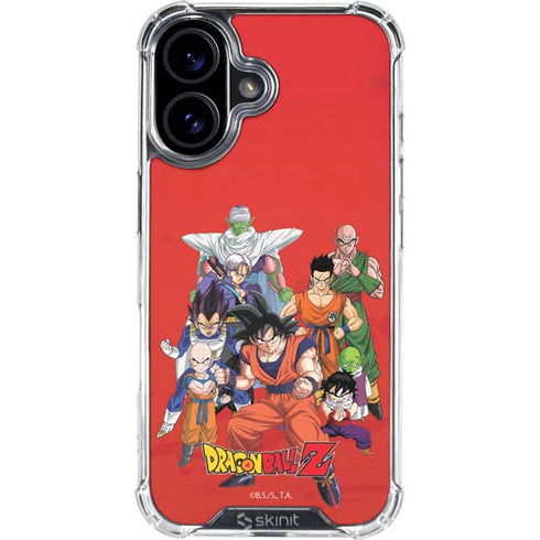 Dragon Ball Z Group iPhone 16 Clear Case