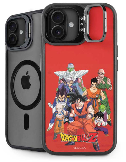 Dragon Ball Z Group iPhone 16 Plus Kickstand Case