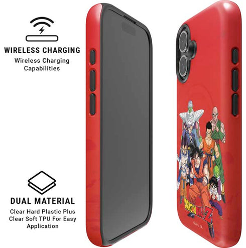Dragon Ball Z Group iPhone 16 Plus Magsafe Impact Case
