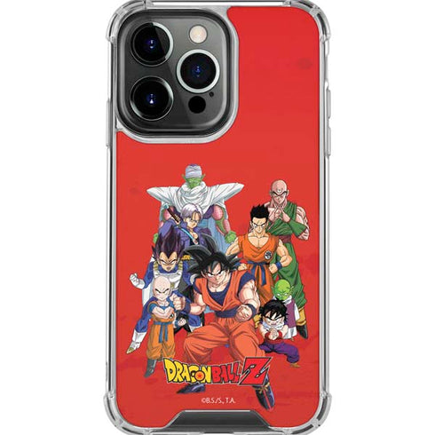 Dragon Ball Z Group iPhone 16 Pro Max Clear Case