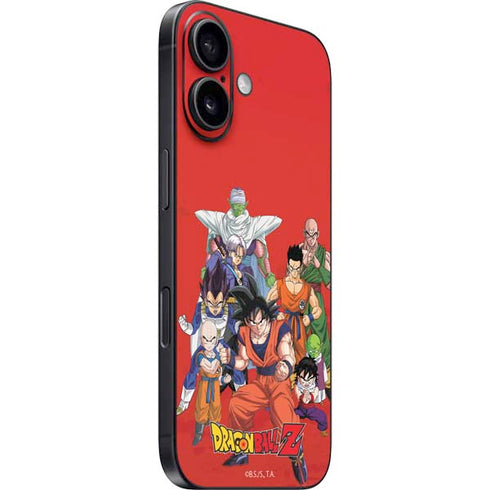 Dragon Ball Z Group iPhone 16 Skin