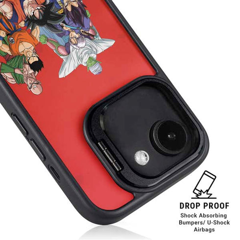 Dragon Ball Z Group iPhone 16e Kickstand Case