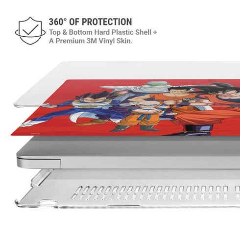 Dragon Ball Z Group MacBook Pro 13in (2020) Case plus Skin
