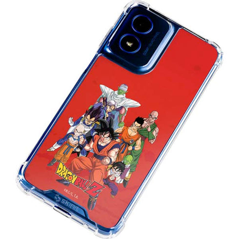 Dragon Ball Z Group Moto G Play 4G (2024) Clear Case