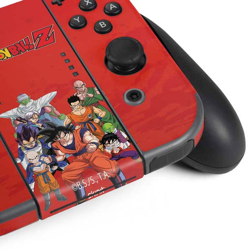 Dragon Ball Z Group Nintendo Switch Bundle Skin