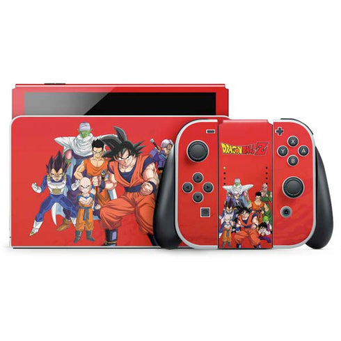 Dragon Ball Z Group Nintendo Switch OLED (2021) Skin
