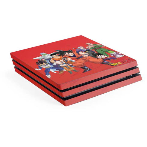 Dragon Ball Z Group PS4 Pro Console Skin